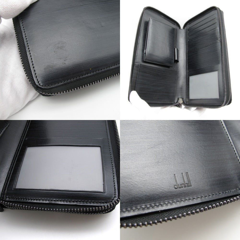 Dunhill ダンヒル ダブルジップ 長財布 オーガナイザー ラウンド
