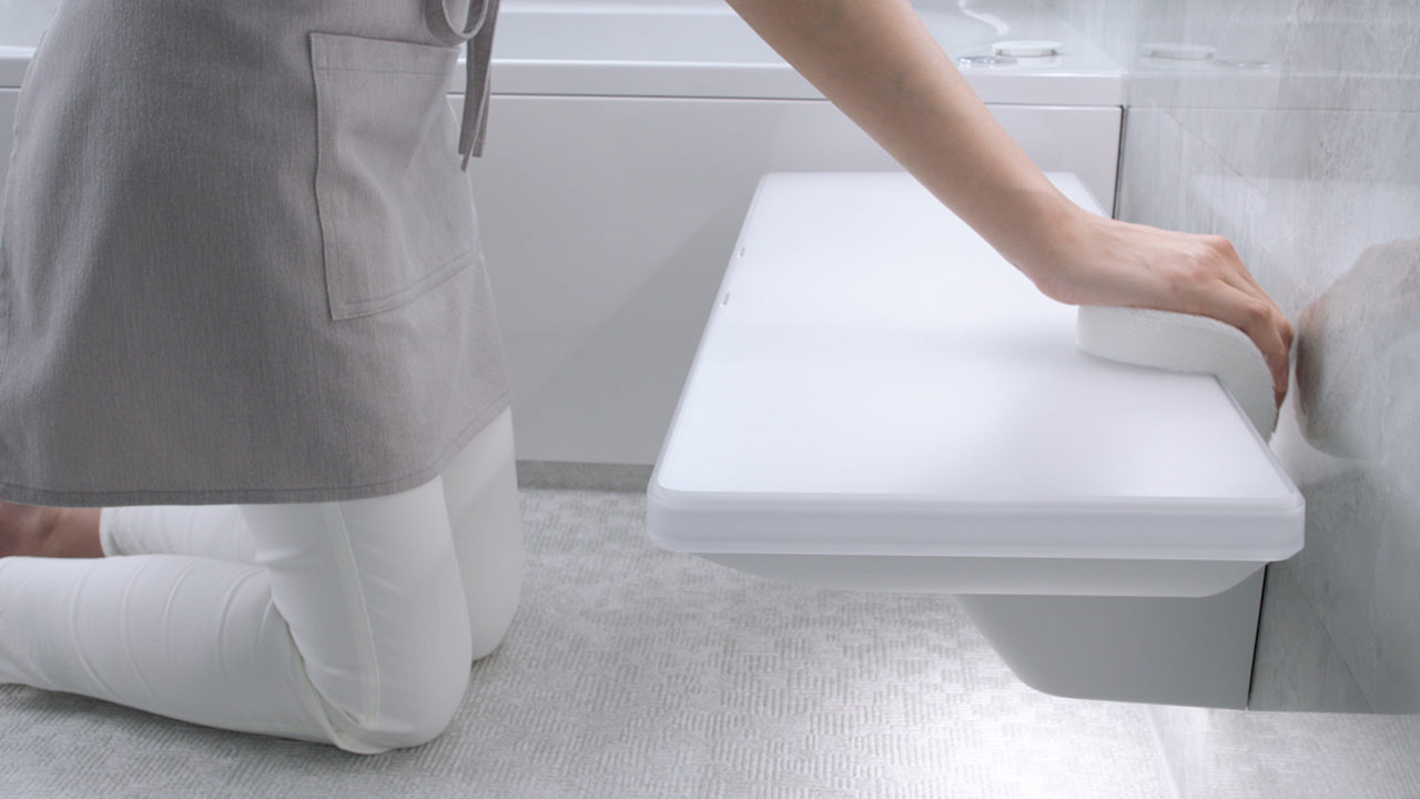 浴室：【2024年8月発売】シンラ お掃除ラクラクカウンター | 浴室・お