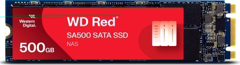 SanDisk Red SA500 500GB SSD M.2 SATA 6.0 Gbit/s (WDS500G1R0B-68A4Z0)