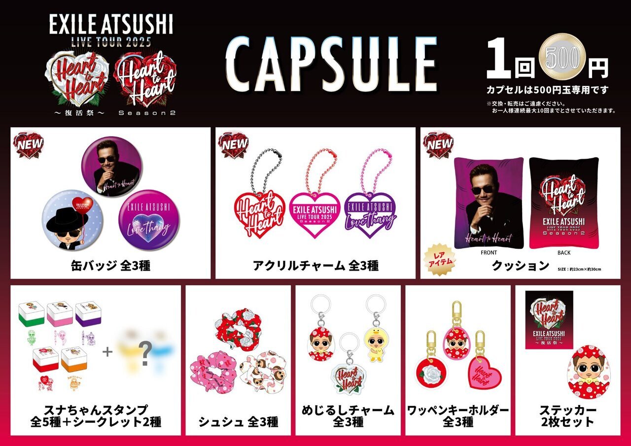 EXILE ATSUSHI LIVE TOUR 2025 “Heart to Heart” Season 2』会場