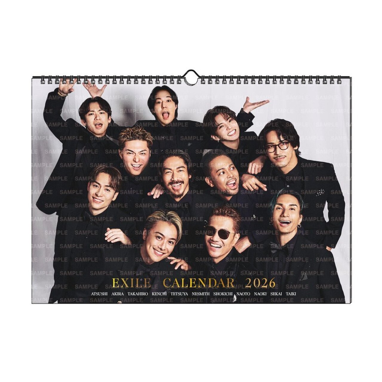 特典絵柄解禁!!】『EXILE 2026 カレンダー』予約受付中!! | NEWS
