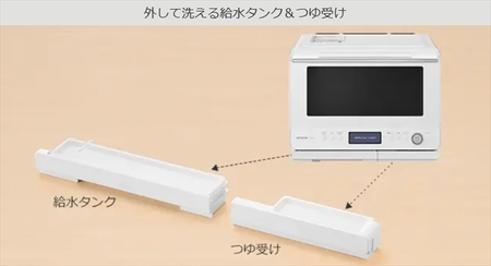 ヘルシーシェフ「過熱水蒸気」オーブンレンジ 】MRO-W1D(W) | 茨城県