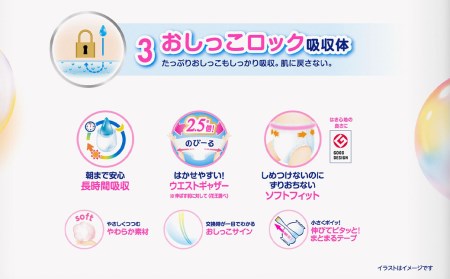 メリーズ ずっと肌さらエアスルー 【パンツタイプ】 Lサイズ（44枚入り