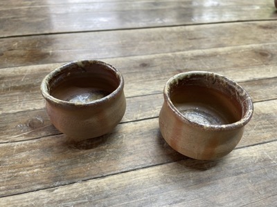 三国窯 備前焼 酒器セット （徳利1個 ぐい呑み2個） | 岡山県新見市