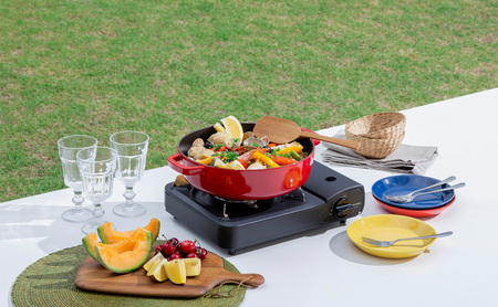 カセットコンロ 防災 カセット コンロ IGC-S1-H チャコール アイリス