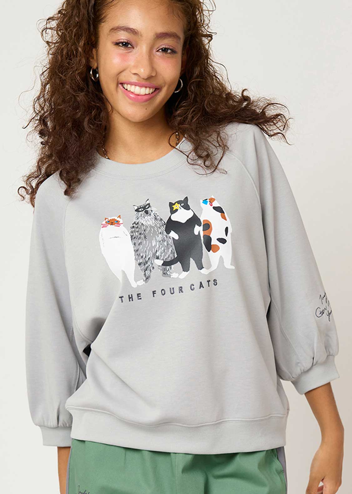 ザ フォーキャッツ クール｜ポンチクロップドカットソー｜ウィメンズ