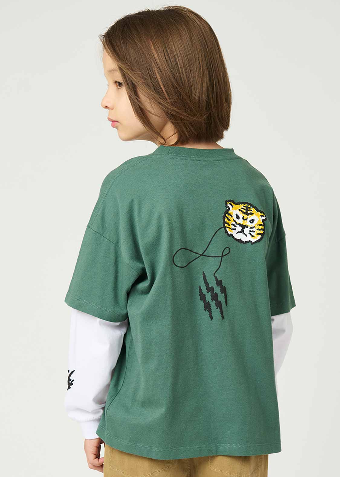オーサムタイガー スレッズ｜キッズレイヤードビッグTシャツ｜キッズ