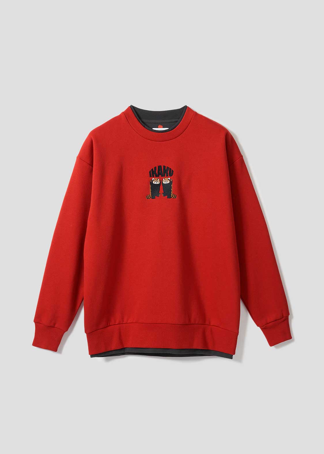 イカクダンス｜裏起毛レイヤードビッグスウェット｜ユニセックス