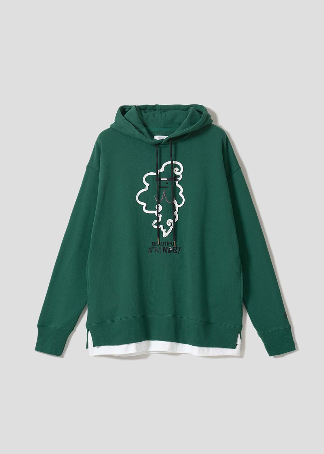 ビューティフルシャドーシノビ｜レイヤードビッグパーカー｜ユニ