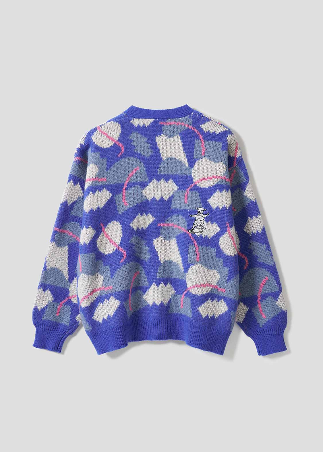 ラムチョップスケート｜ウォッシャブルジャカードシャギーニット