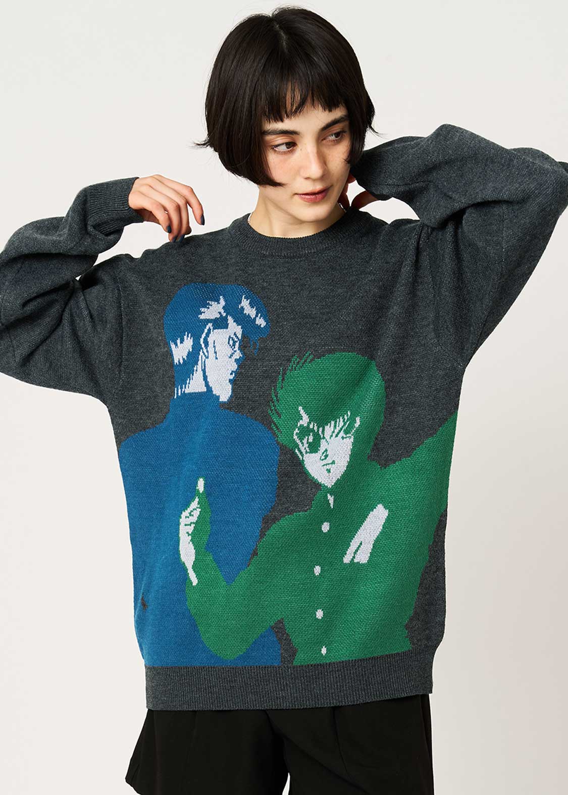 浦飯チーム｜ジャカードニット｜ユニセックス｜グラニフ(graniph)公式