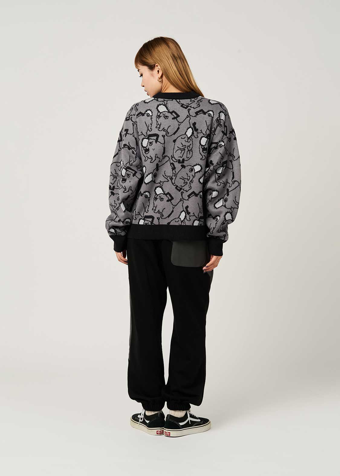 ポチタ パターン｜ジャカードカーディガン｜ユニセックス｜グラニフ