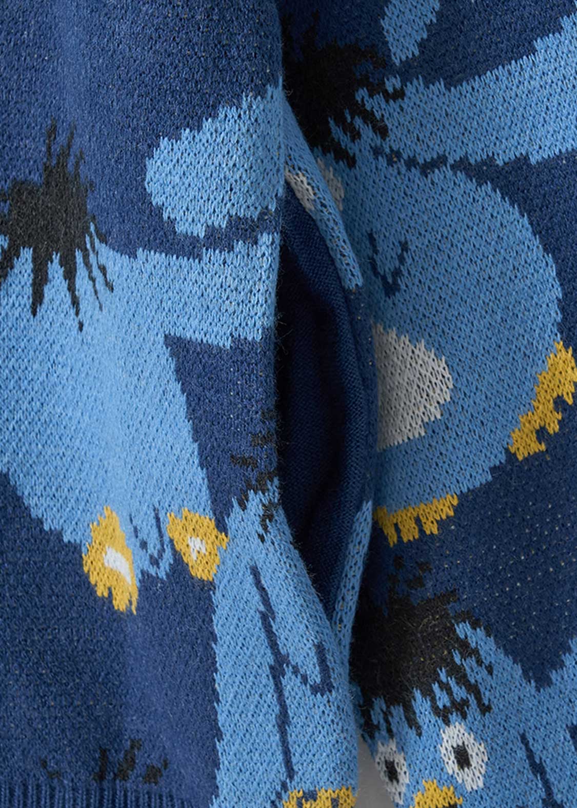 プー｜ジャカードニットカーディガン｜ユニセックス｜グラニフ(graniph