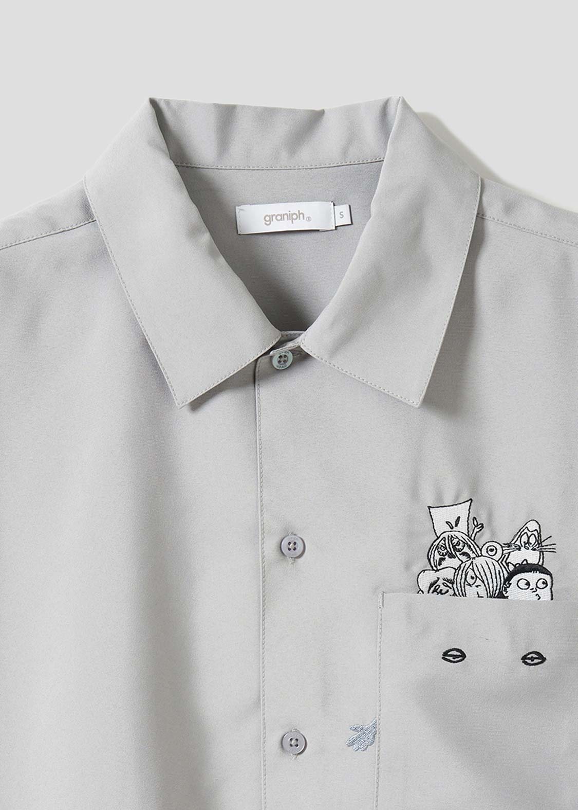 ぬりかべ｜ポリトロビッグシルエット半袖シャツ｜ユニセックス