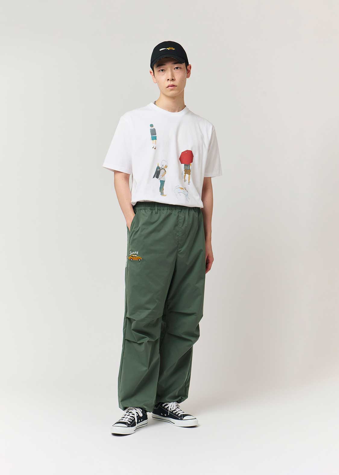 Sunny｜パラシュートパンツ｜ユニセックス｜グラニフ(graniph)公式