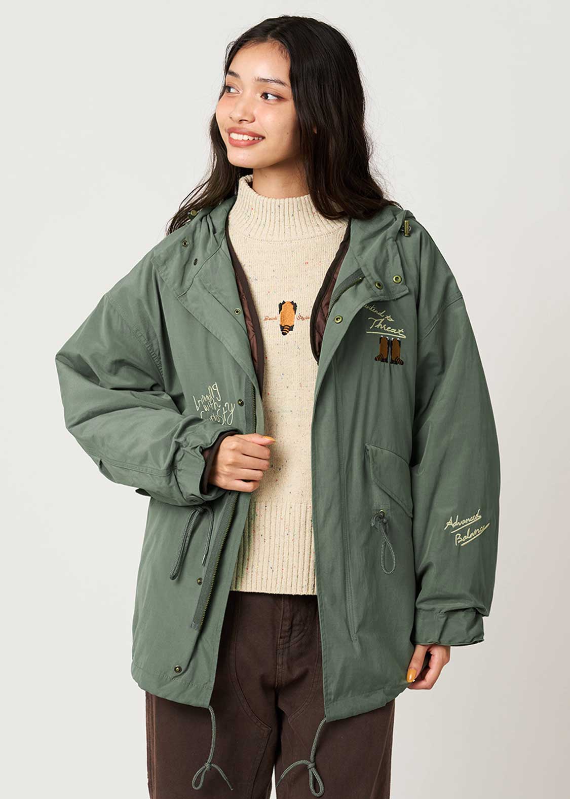 イカク｜ショートモッズコート｜ユニセックス｜グラニフ(graniph)公式