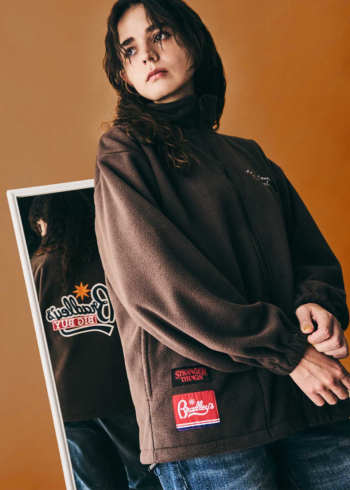 Bradley's BIG BUY｜フリースブルゾン｜ユニセックス｜グラニフ