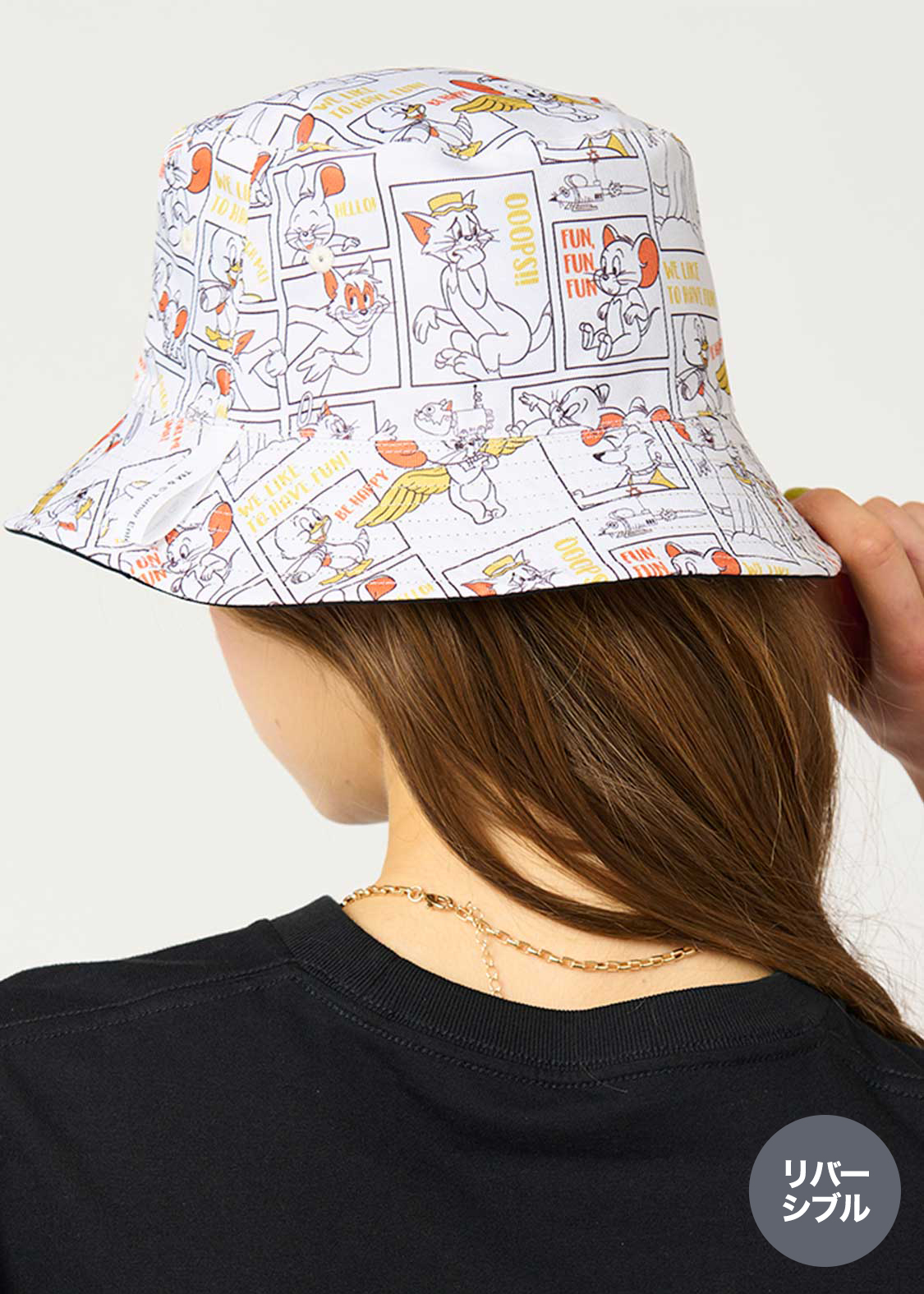 デビル｜リバーシブルバケットハット｜ユニセックス｜グラニフ(graniph