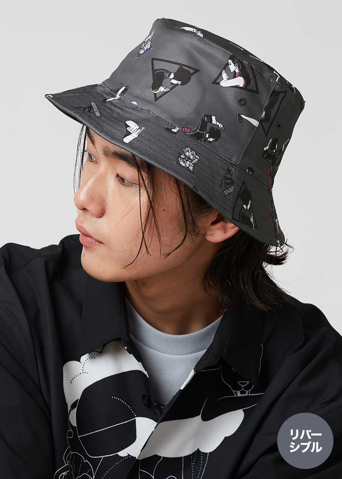 リライト｜リバーシブルバケットハット｜ユニセックス｜グラニフ