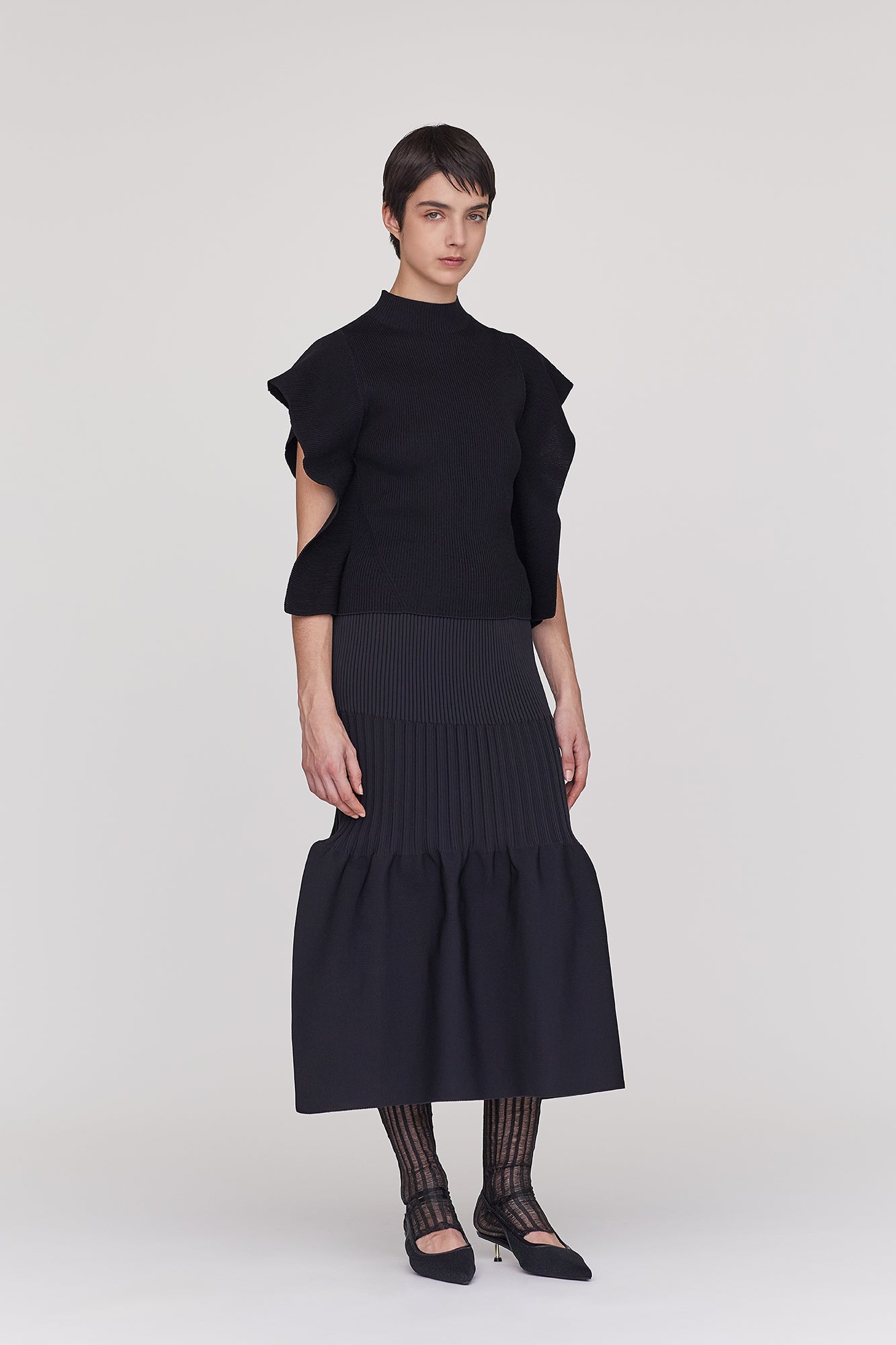 FLUTED MERMAID SKIRT