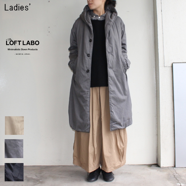 THE LOFTLABO フードロングダウンコート WIIS TL15FJK4 （TOP GRAY