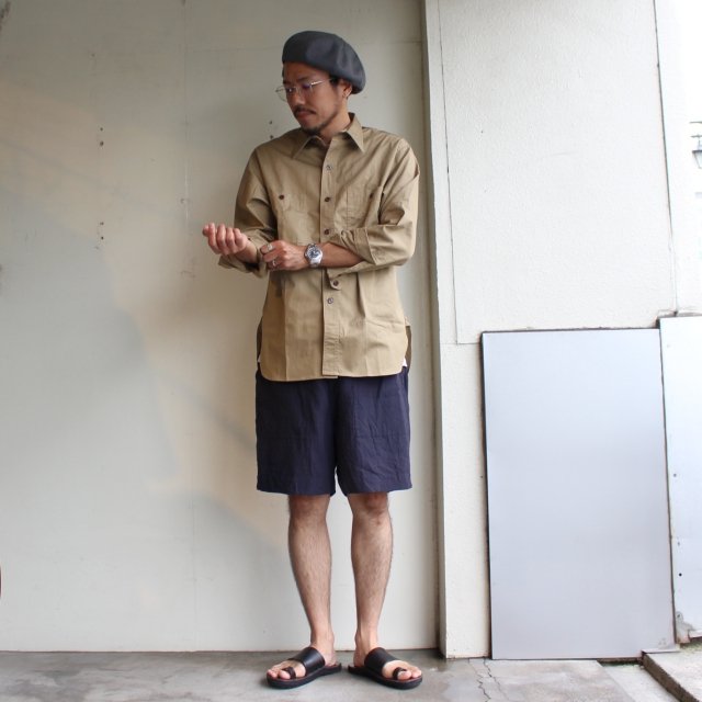 HAVERSACK Equipment コットンドリルレギュラーワークシャツ HSS-016