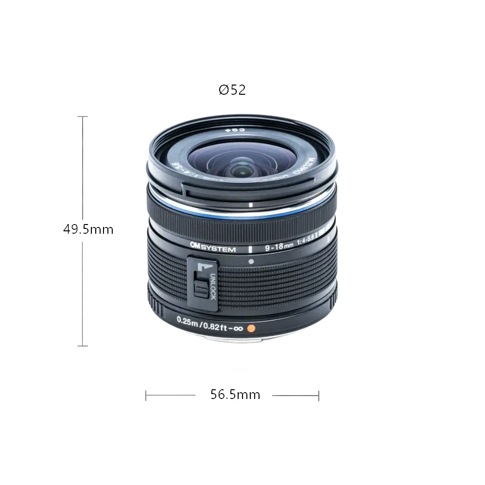 M.Zuiko Digital ED 9-18mm F4.0-5.6 II | OM SYSTEM