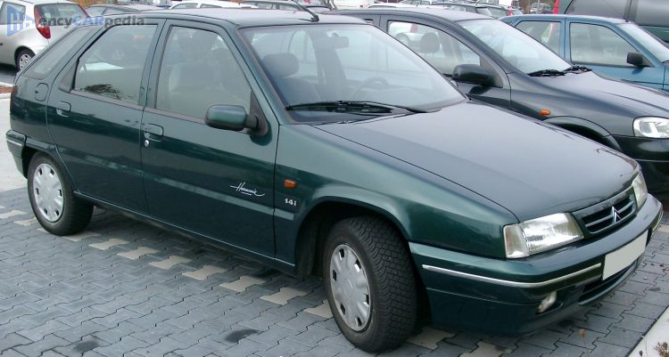 Citroën ZX 1.6i Avantage Ficha Técnica (1994-1997), desempenho