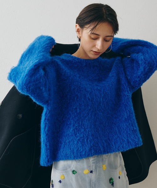 Whim Gazette（ウィムガゼット）の「ミックスヤーンクループルオーバー