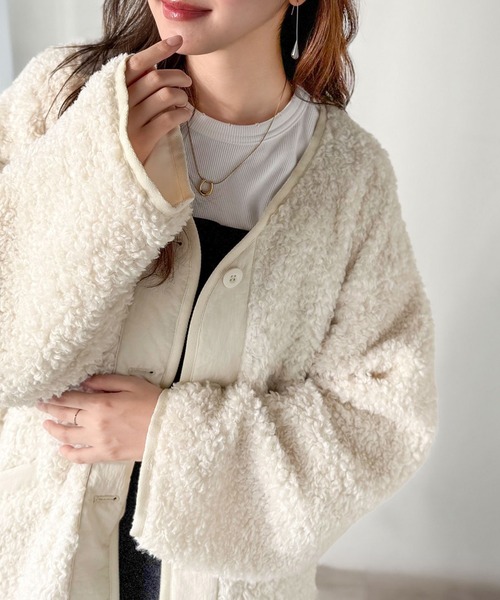 セール】《JaVaジャバコラボ》オーバーサイズがトレンド！異素材