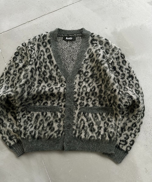 LEOPARD SHAGGY CARDIGAN／レオパードシャギーカーディガン