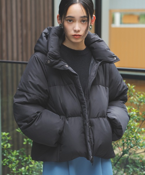 VIS（ビス）の「【撥水】【Green Down】フード取り外しダウン