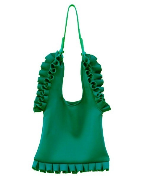 ZOZO限定カラー】フリルデザイン2wayバッグ(comochi select) / ポンチ