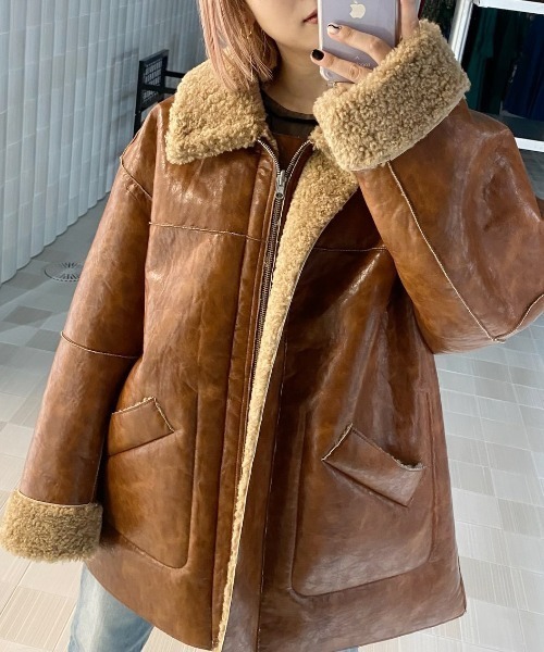 UND REVERSIBLE BONDING JACKET（ライダースジャケット）｜Ameri