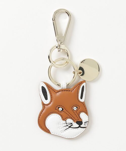 Maison Kitsune（メゾンキツネ）の「FOX HEAD LEATHER KEYRING