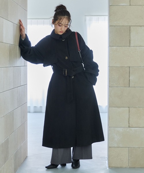 セール】2wayウールトレンチコート（トレンチコート）｜archives