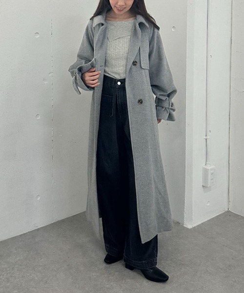 セール】2wayウールトレンチコート（トレンチコート）｜archives