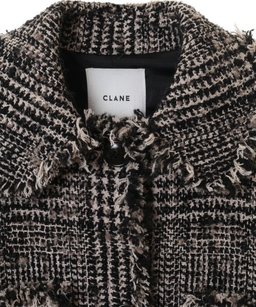 CLANE（クラネ）の「MIX TWEED BLOUSON（ブルゾン）」 - WEAR