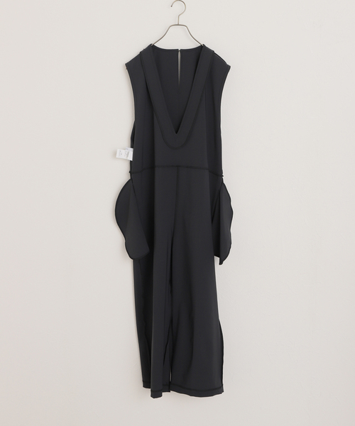 FRAMeWORK（フレームワーク）の「Vネックオールインワン（つなぎ