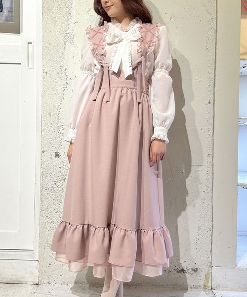 MILK（ミルク）の「クララ ジャンパースカート（ジャンパースカート