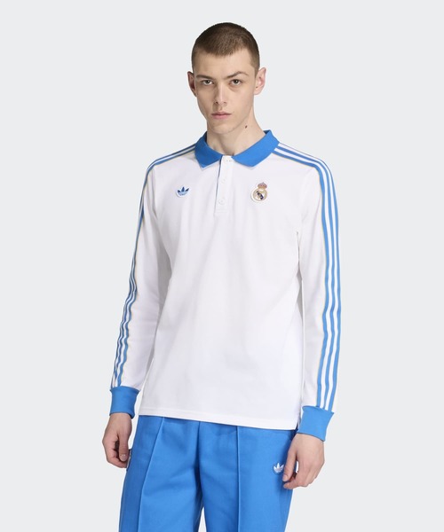 セール】レアル・マドリード テラス アイコン 長袖 ポロシャツ