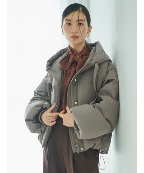 FRAY I.D（フレイアイディー）の「フードダウンジャケット（ダウン