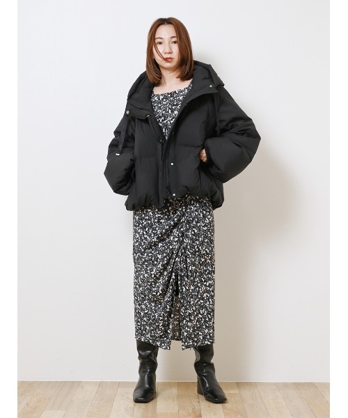 FRAY I.D（フレイアイディー）の「フードダウンジャケット（ダウン