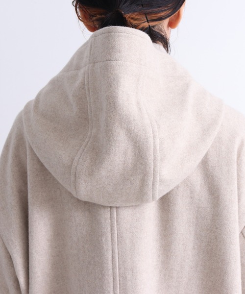 yuni（ユニ ）の「Wool/super100 midle length duffle コート