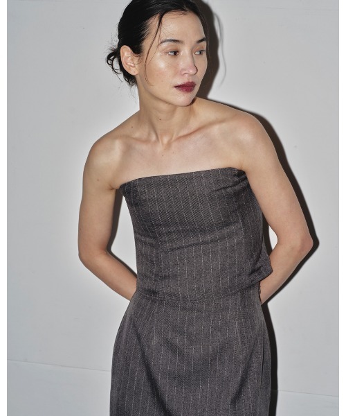 セール】Stripe Bustier Tops（チューブトップ）｜TODAYFUL（トゥデイ