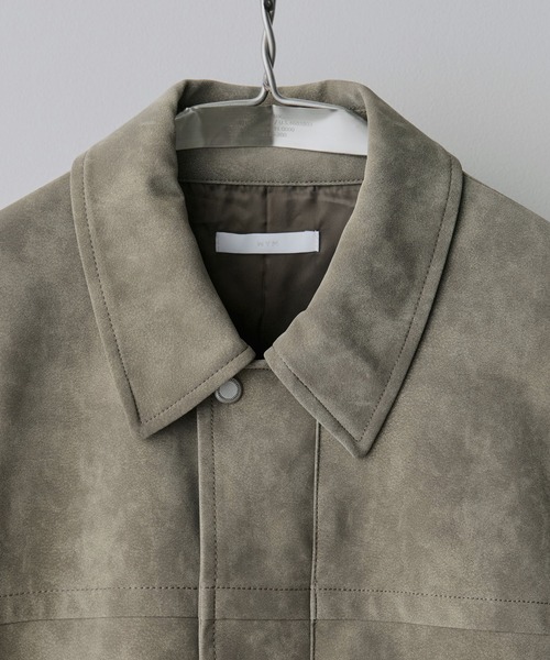 FAUX SUEDE ZIP BLOUSON（ブルゾン）｜WYM LIDNM（ウィム バイ リドム