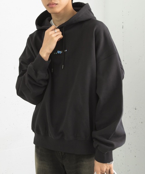 セール】Gem Stone Cropped Hoodie（パーカー）｜SENSE OF PLACE by