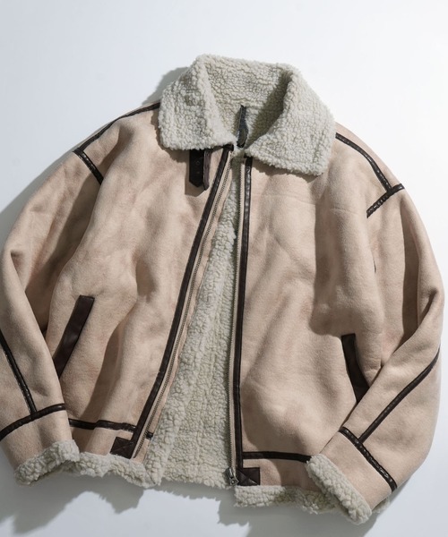 セール】フェイクムートンB-3ジャケット（ムートンコート）｜Ritzy