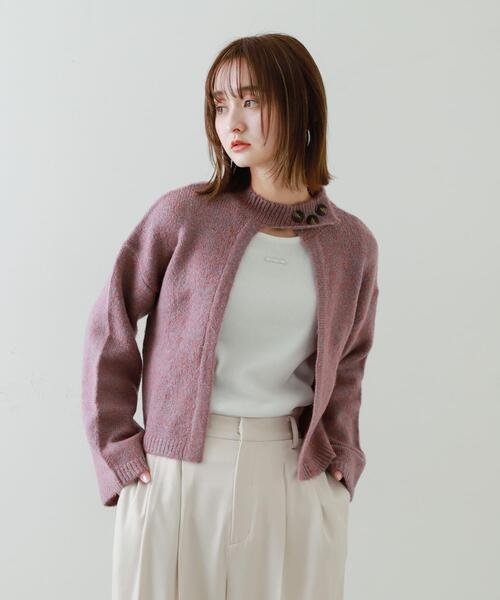 セール】『別注』さらさ×SENSE OF PLACE チョーカーニットカーディガン