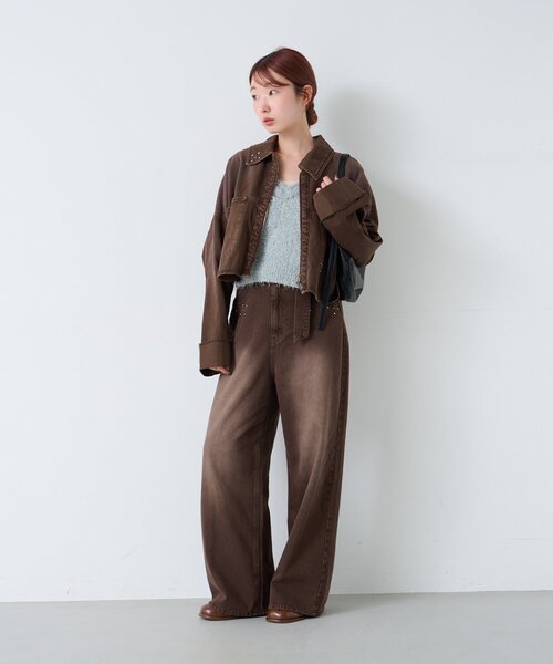 セール】【セットアップ対応/2サイズ展開/低身長サイズ】ビジュー付き